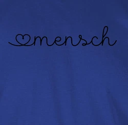 Shirtracer T-Shirt Herzensmensch Geschenk Grün/Blau/Hellblau