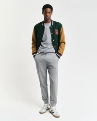 Gant 5-Pocket Hose Regular Shield Sweatpants GREY MELANGE/Grau