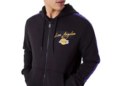 New Era Sweatjacke Ziphoodie Loslak schwarz/gelb