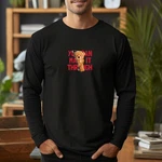 Banco Longsleeve Langarmshirt mit Teddy Druck Rundhalsausschnitt Braun/Schwarz Banco Longsleeve Langarmshirt mit Teddy Druck Rundhalsausschnitt Braun/Schwarz