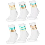OCCULTO Tennissocken Herren Modell Roger Weiß/Mischfarben/Creme