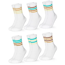 OCCULTO Tennissocken Herren Modell Roger Weiß/Mischfarben/Creme