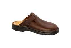 Fischer-Markenschuh Claudio Pantolette Braun/Dunkelbraun/Beige