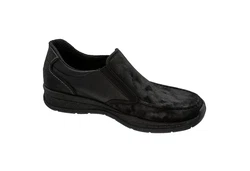 Fischer-Markenschuh Paul Slipper Schwarz