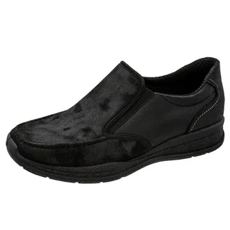 Fischer-Markenschuh Paul Slipper Schwarz