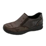 Fischer-Markenschuh Paul Slipper Dunkelbraun/Braun/Grau