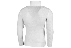 Baxboy Herren Slim Fit Rollkragenpullover Grau/Weiß/Silber/Creme/Dunkelblau