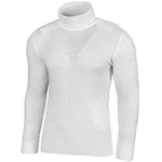 Baxboy Herren Slim Fit Rollkragenpullover Grau/Weiß/Silber/Creme/Dunkelblau