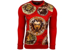 Baxboy Hoodie Herren Sweatshirt Biker Rundhals 3215 3215