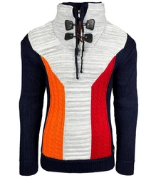 Baxboy Strickpullover Doppelter Stehkragen (B-51113) B-51113