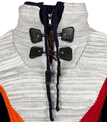 Baxboy Strickpullover Doppelter Stehkragen (B-51113) B-51113