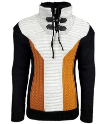 Baxboy Strickpullover Doppelter Stehkragen (B-51113) B-51113
