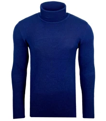 Baxboy Herren Rollkragen Pullover Langarmshirt Slim fit Basic BB-1406 B-1406