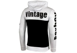 Baxboy Hoodie Herren Pullover Sweatshirt Creme/Weiß