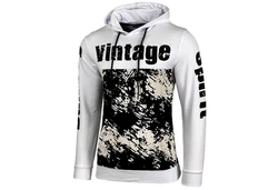 Baxboy Hoodie Herren Pullover Sweatshirt Creme/Weiß