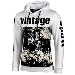 Baxboy Hoodie Herren Pullover Sweatshirt Creme/Weiß