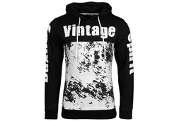 Baxboy Hoodie Herren Pullover Sweatshirt Creme/Schwarz/Orange/Weiß/Grün
