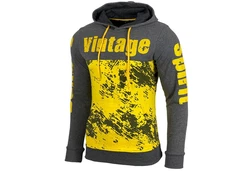 Baxboy Hoodie Herren Pullover Sweatshirt Gelb