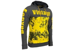 Baxboy Hoodie Herren Pullover Sweatshirt Gelb