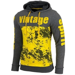 Baxboy Hoodie Herren Pullover Sweatshirt Gelb