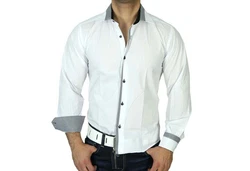 Baxboy Langarmhemd Weiß/Creme
