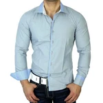 Baxboy Langarmhemd Hellblau/Blau