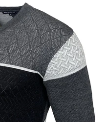 Baxboy Strickpullover V-Neck Modell BB-52301 BB-52301
