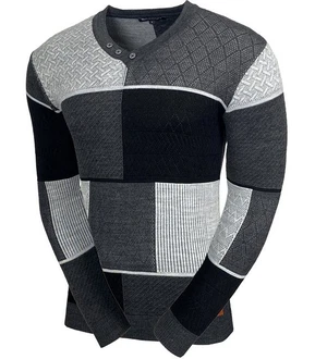 Baxboy Strickpullover V-Neck Modell BB-52301
