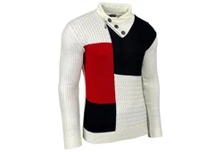 Baxboy Strickpullover Stehkragen Pulli (B-52213) B-52213