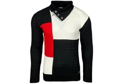 Baxboy Strickpullover Stehkragen Pulli (B-52213) B-52213
