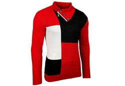 Baxboy Strickpullover Stehkragen Pulli (B-52213) B-52213