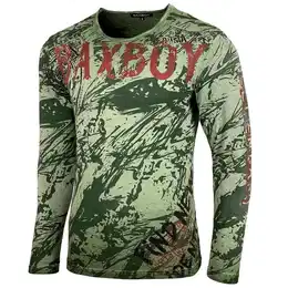 Longshirt Herren Longsleeve T-Shirt Moderner Mnner Langarmshirt B-701