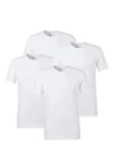 adidas Performance Poloshirt Crew Neck T-Shirt (4PK) Weiß/Creme/Grau/Dunkelblau