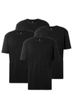 adidas Performance Poloshirt Crew Neck T-Shirt (4PK) Schwarz/Grau/Dunkelgrau