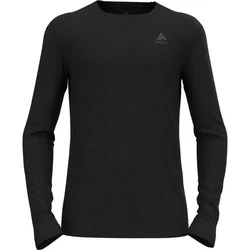 Odlo Thermounterhemd BL TOP crew neck l/s MERINO 20 Schwarz