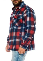 BENK Thermohemd Hellblau/Rot