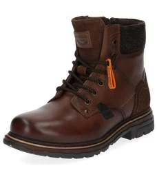Stiefelette Leder Schnrstiefelette