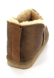 Shepherd Herren Lammfell-Hausschuh Anton antique cognac