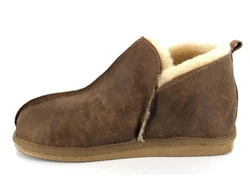 Shepherd Herren Lammfell-Hausschuh Anton antique cognac