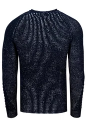 Rusty Neal Strickpullover Dunkelblau/Blau
