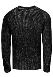 Rusty Neal Strickpullover Schwarz/Grau/Dunkelgrau