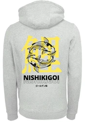 F4NT4STIC Kapuzenpullover Print Hellgrau/Grau/Gelb