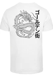 F4NT4STIC T-Shirt Drache Golden Gai Weiß/Creme