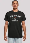 F4NT4STIC T-Shirt Ho Ho Ho Santa Claus Weihnachten Dunkelbraun/Schwarz/Dunkelrot/Braun/Dunkelgrün