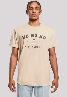 F4NT4STIC T-Shirt Ho Ho Ho Santa Claus Weihnachten