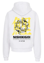 F4NT4STIC Kapuzenpullover Golden Gai Print Weiß/Creme