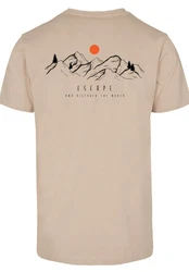 F4NT4STIC T-Shirt Discover the world Khaki/Beige