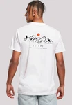 F4NT4STIC T-Shirt Discover the world Weiß/Rot/Beige/Hellblau