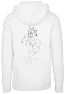 F4NT4STIC Kapuzenpullover Geometrics Abstract Print Weiß/Hellblau/Creme F4NT4STIC Kapuzenpullover Geometrics Abstract Print Weiß/Hellblau/Creme