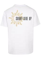 F4NT4STIC T-Shirt Sunny side up Weiß/Grau/Creme